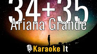 34+35 - Ariana Grande (Karaoke Version) 4K