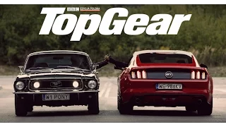 Ford Mustang: GT V8 (2015) vs GT 390 Bullitt (1968)