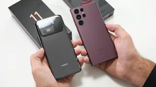 Xiaomi Mi11 Ultra против Samsung Galaxy S22 Ultra