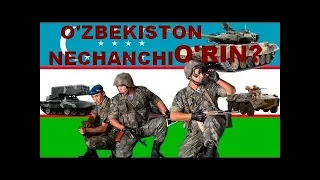 O'ZBEKISTON ARMIYASI NECHANCHI O'RINDA