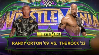 WWE2K23 - The Rock vs Randy Orton Full Match Dream Match