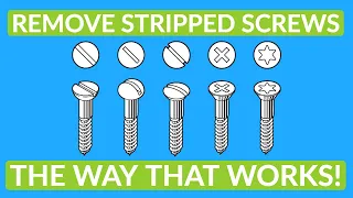 How to remove a rounded off screw the proper way! | Skills every man should know