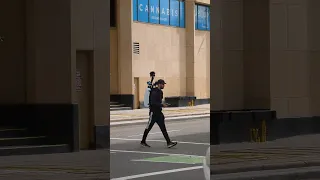 Apple Maps guy walking around downtown Calgary today 👀 #apple #applemaps #streetview #downtown