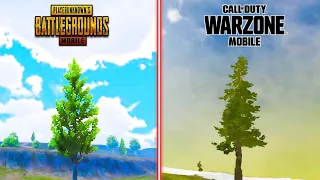 WARZONE MOBILE vs PUBG MOBILE - Attention to Detail, Graphics Comparison