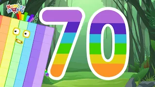 Numberblocks Magic Run 70 - Numberblocks 70 Adventure | Number Explore