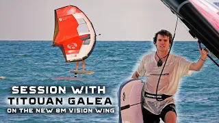 Session with Titouan on the new 8m Vision | Wing Foil