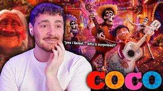 Watching COCO for the FIRST TIME & trying not to cry... * coco reaction*