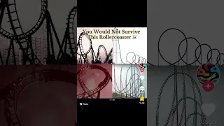 You Would Not Survive This Rollercoaster 💀 #interesting