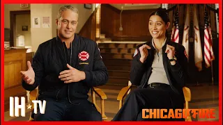 Taylor Kinney & Miranda Rae Mayo Interview - Chicago Fire (2024)