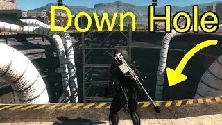 MGSV: Phantom Pain - PRO Glitch inside "Big Hole" at OKB Zero (Metal Gear Solid 5)