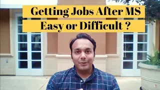 😱 Job Opportunities After MS in USA | Tips to get Full Time Job after Masters