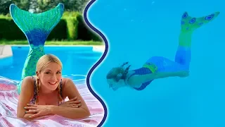 Mes Queues de Sirènes Girly dans la Piscine 🧜‍♀️ | Sophie Fantasy