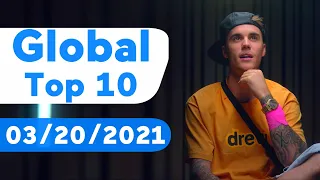 Global Top 10 Songs Of The Week (March 20, 2021)