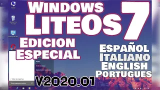 Super Windows 7 LiteOS Edicion Especial v2020 Multi-lenguaje