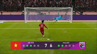 VIETNAM vs THAILAND - PENALTY SHOOTOUT - PES 2020