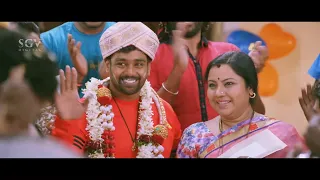 Dhruva Sarja and Rachita Ram Engagement Scenes | Bharjari Kannada Movie Part-4