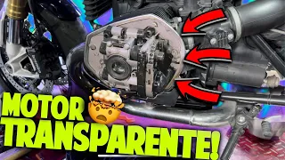 Tapas transparentes para motor! ahora se ve todo 🔥😮‍💨 modificación sencilla y de lujo RnineT Xray