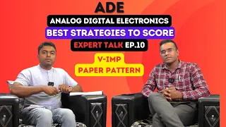 ADE - Analog Digital Electronics Expert Talk 10 | Important Questions| Paper Pattern and Solutions