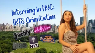 Moving to New York City for the Summer: Week 1 IRTS Orientation