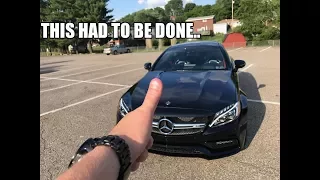 The AMG C63s gets her first MOD !