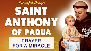 🙏 POWERFUL PRAYERS to SAINT ANTHONY of PADUA 🙏 for a MIRACLE
