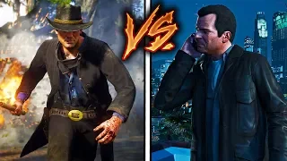 Red Dead Redemption 2 vs. Grand Theft Auto 5 (RDR2 vs. GTA5)