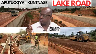 5th June 2023: Current Update from LAKE ROAD Construction Project | Aputuogya - Kuntenase Road.