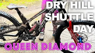Queen Diamond: Shuttle Day at Dry Hill Bike Park 👑💎🚵‍♀️