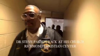 DR STEVE PARSON BACK AT HIS CHURCH