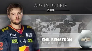 Emil Bemström Named SHL Rookie of the Year (May 5, 2019)