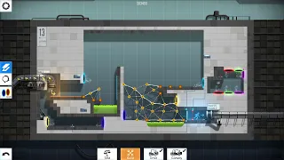 Bridge Constructor Portal Proficiency Level 13, No Stickman Fall, No Bridge Collapse Solution.