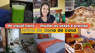 Resolvi mudar👩✂️ Rotina no lar | dicas | cuidados | almoço do dia e muito mais