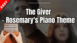 🎹 The Giver - Rosemary's Piano Theme - Kalimba Tutorial & Tabs