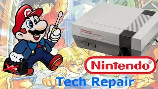 Tech Repair: NES Cap Replacement, Trace Corrosion, Edge Connector Repair