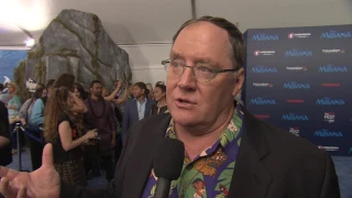 Moana: Exec Producer John Lasseter Red Carpet Movie Premiere Interview | ScreenSlam