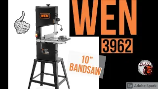 WEN 3962 10” Bandsaw unboxing and a in-depth review.