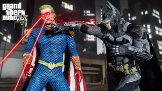 GTA 5 - Homelander VS Batman | Epic Death Battle!!