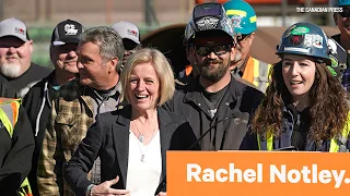 Notley campaigns in Edmonton