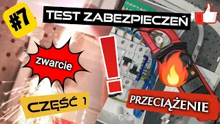 Rozdzielnica #7: Test zabezpieczeń: zwarcie, test różnicówki, przeciążenie obwodu - część 1