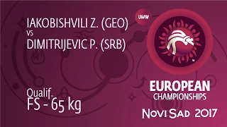 Qual. FS - 65 kg: Z. IAKOBISHVILI (GEO) df. P. DIMITRIJEVIC (SRB) by TF, 10-0