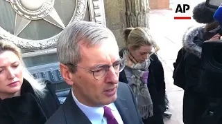 UK envoy speaks after summoning to Russia Foreign Ministry