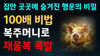 로또 1등 당첨! 복주머니로 재물운 100배 끌어올리는 비법 대공개 | 풍수전문가의 비밀 | 재물운 | 돈 복