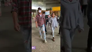 Vicky Kaushal and Fatima Sana Shaikh spotted at airport