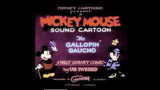 Mickey Mouse E2 The Gallopin Gaucho (1928) COLORIZED HQ