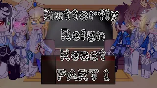 Butterfly Reign 🦋 reacts to Theseus || Light Hearted Videos || Gacha Club 1/?