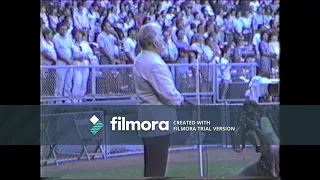 Larry Cook - National Anthem at Cleveland Indians Game 1988