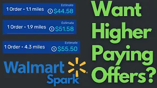 How To Increase Acceptance Rate + Get Higher Paying Offers Walmart Spark