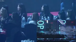 Red Velvet, Blackpink reaction to BTS MIC DROP @SMA