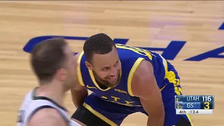 Stephen Curry Hits GAME WINNING 3-Pointer vs Jazz