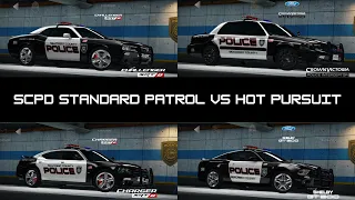 #nfshotpursuit SCPD STANDARD PATROL vs HOT PURSUIT